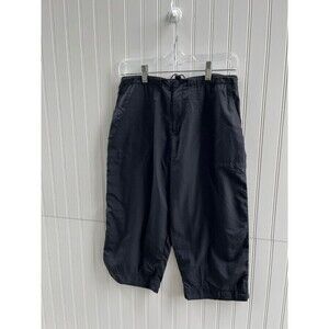 Danskin Capri Pants Medium Black 3 Pocket Draw String  Jogging Light Weight